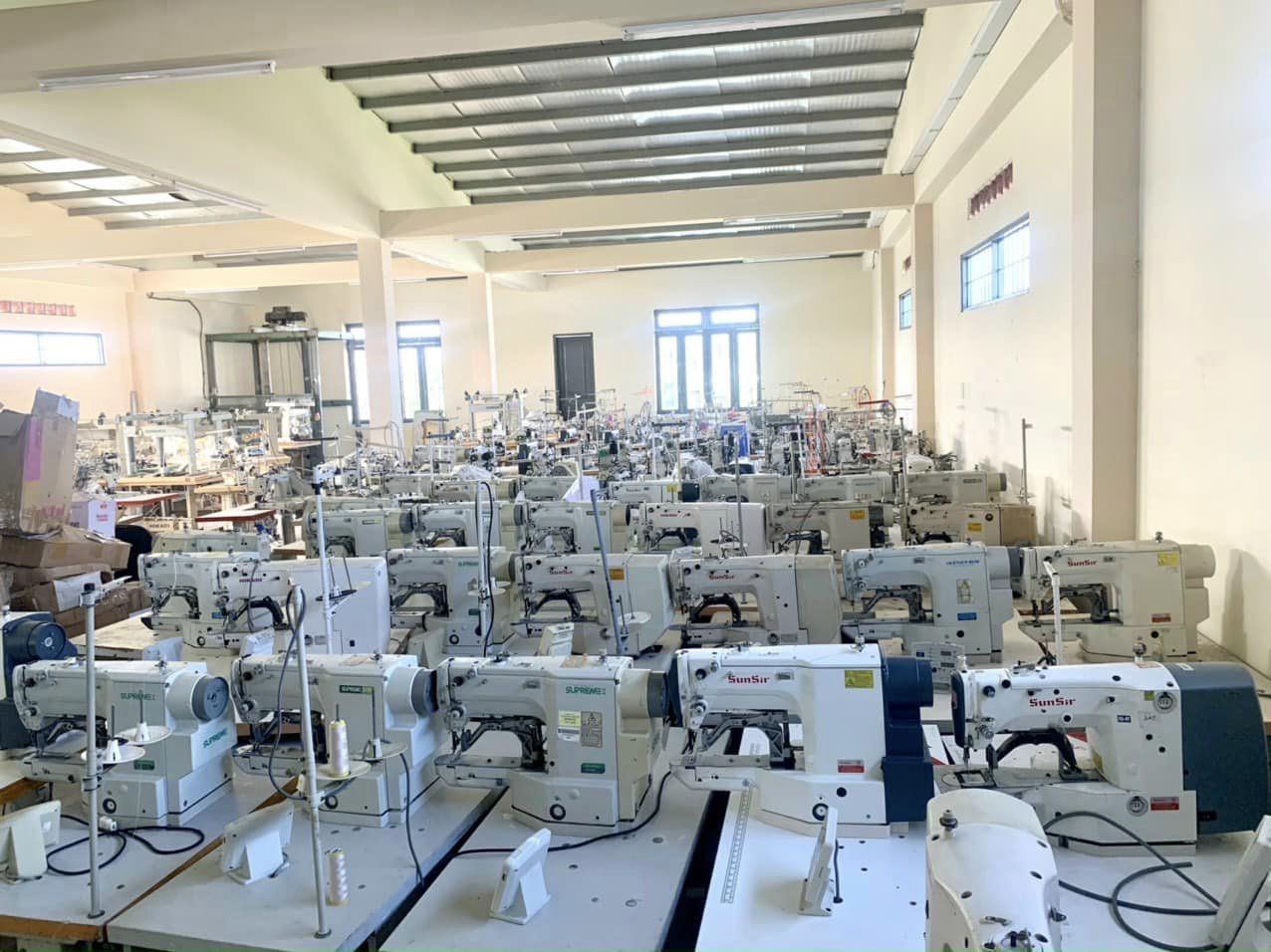 Lắp Đặt Dây Chuyền May Mặc Uy Tin Tại Long An