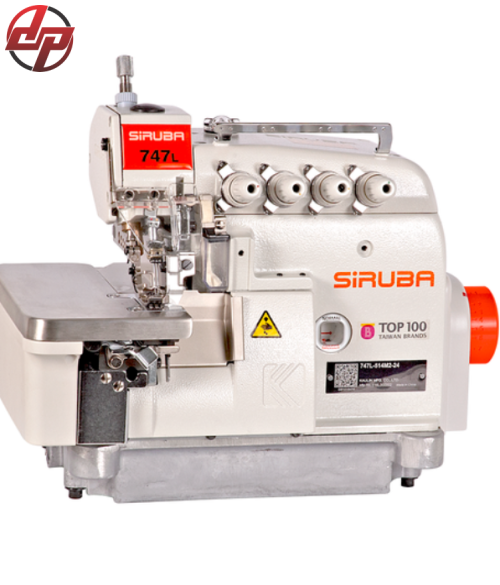 Máy vắt sổ 2 kim 5 chỉ tốc độ cao Siruba 757L-516M-3-35